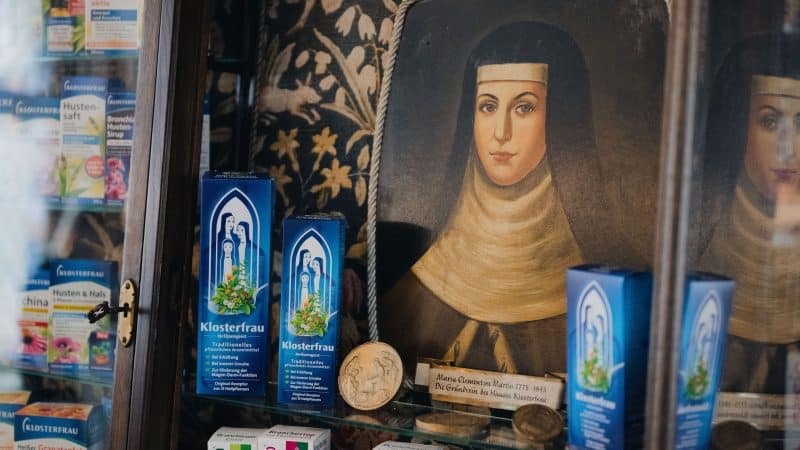 Blick in den Showroom von Klosterfrau